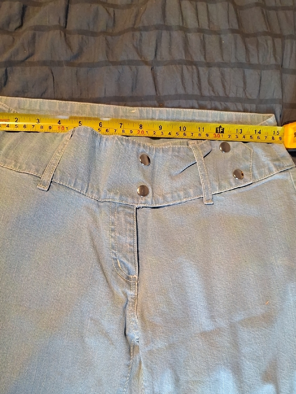 Women’s‎ Light Blue Wide Leg Jeans with High Waist